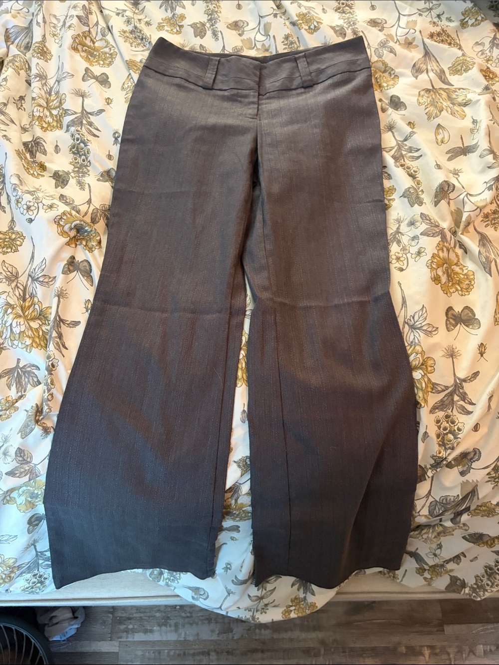 Women's Dress Pants in Charcoal Gray